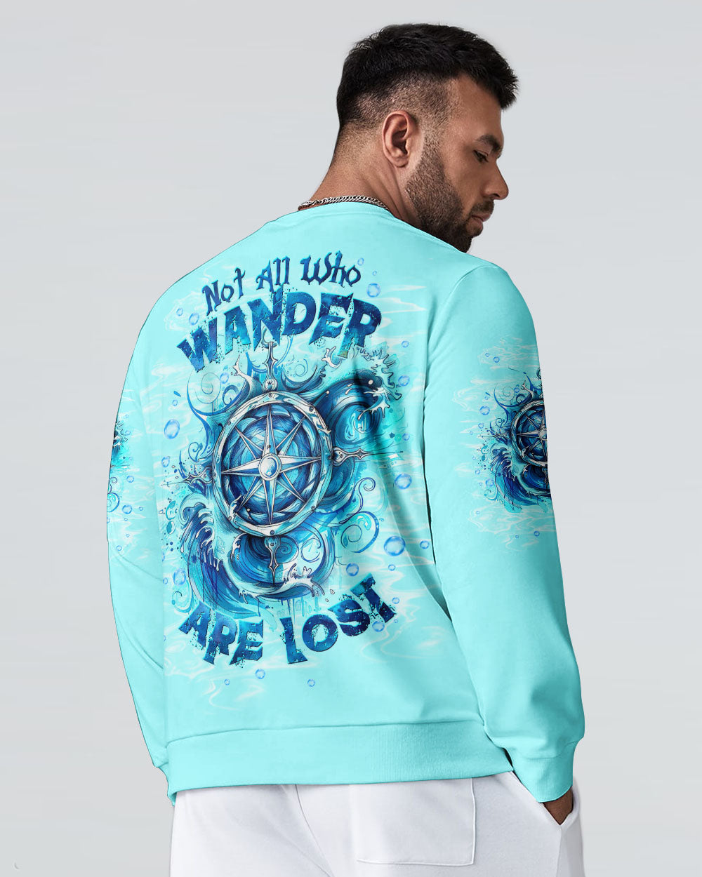 NOT ALL WHO WANDER ARE LOST COMPASS BEACH ALL OVER PRINT - TLTW0603253