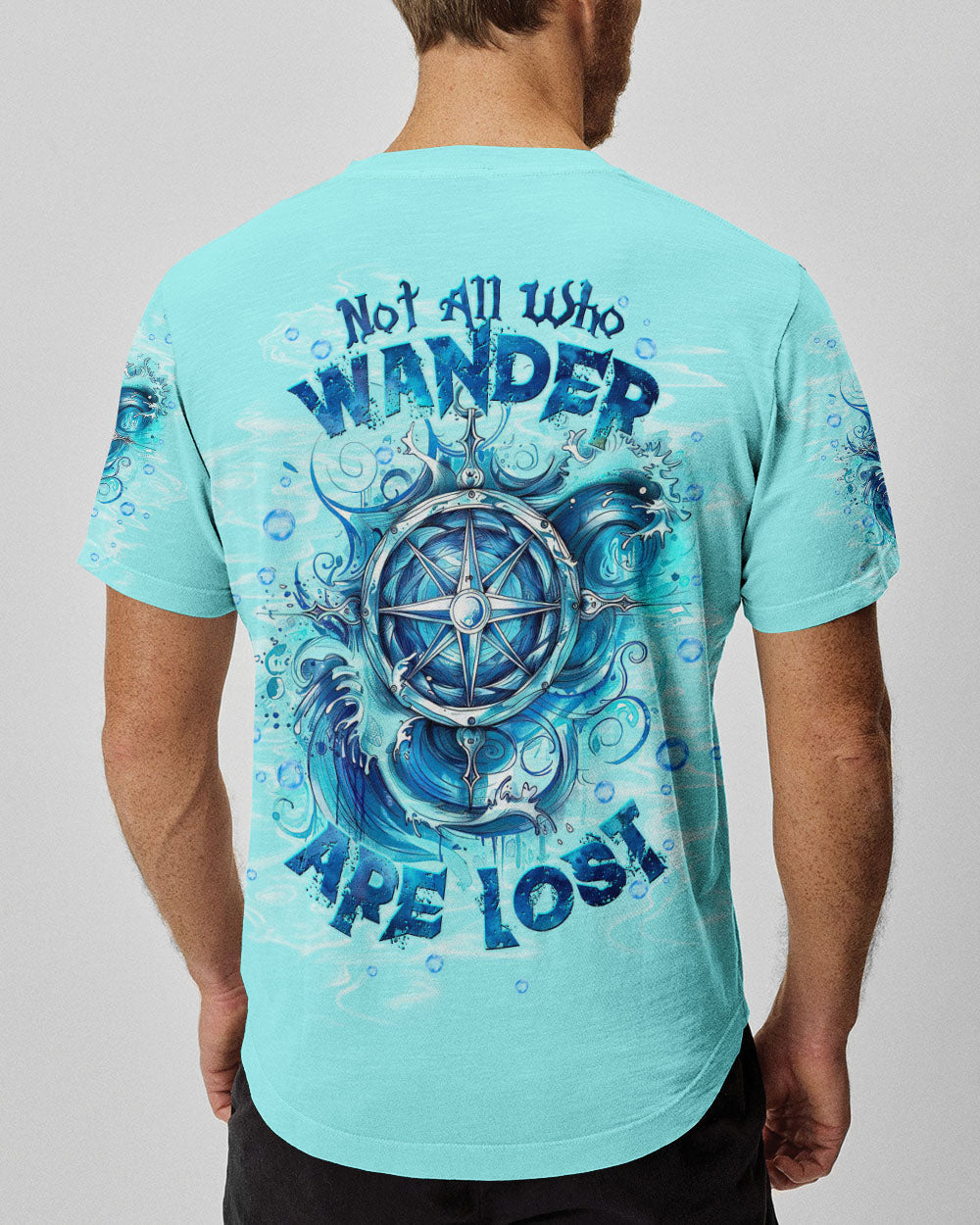 NOT ALL WHO WANDER ARE LOST COMPASS BEACH ALL OVER PRINT - TLTW0603253