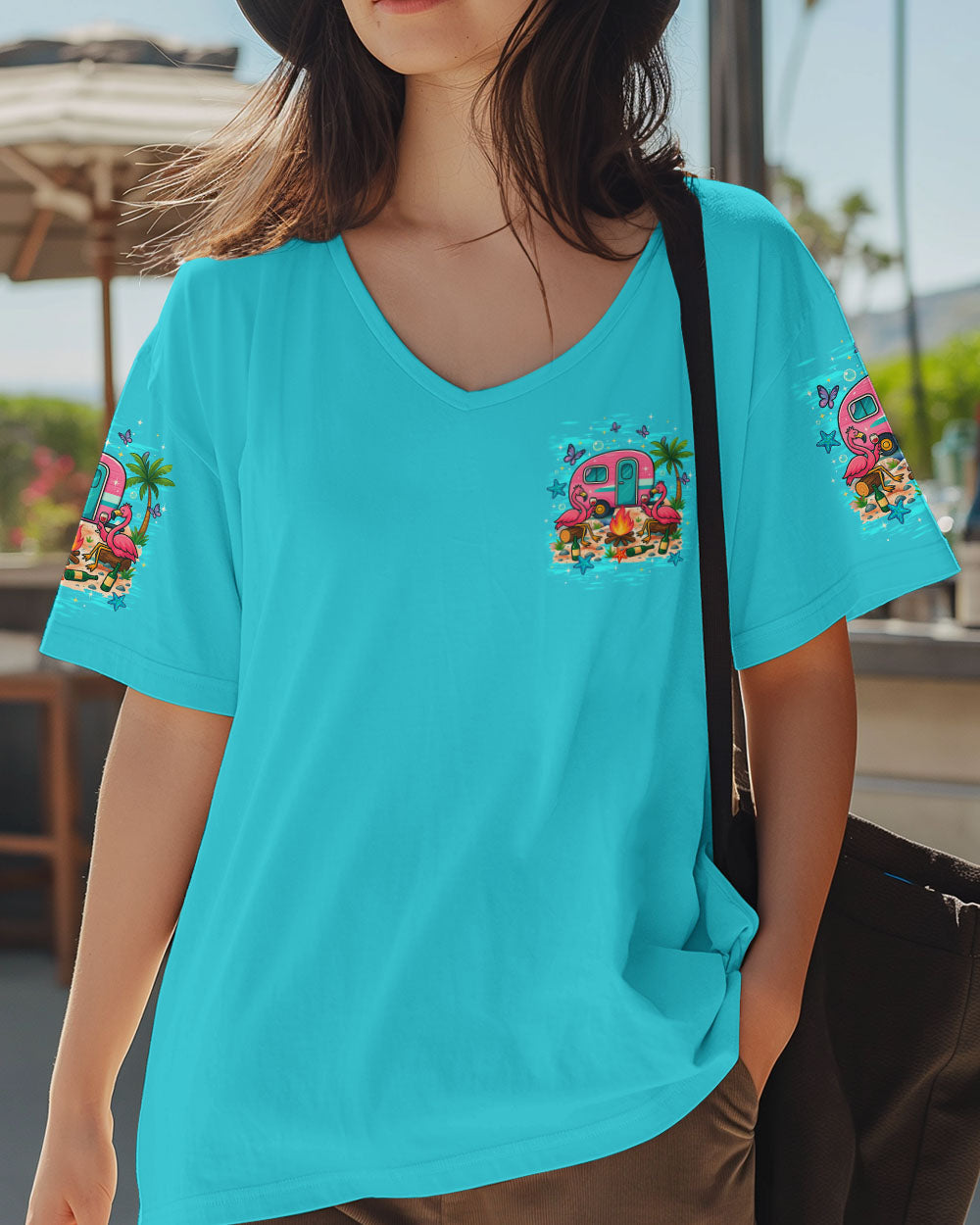 MAKING MEMORIES ONE CAMPFIRE AT A TIME FLAMINGO ALL OVER PRINT - TLTW0609252