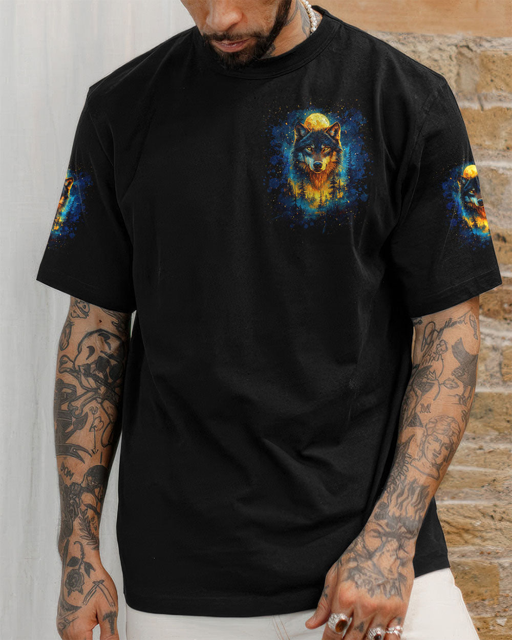 HELLO DARKNESS MY OLD FRIEND WOLF ALL OVER PRINT - TLTW0611251