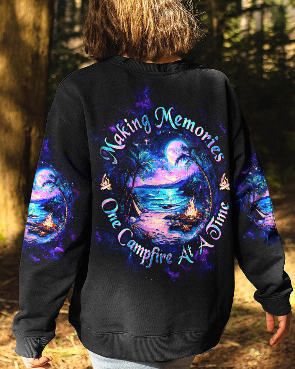 MAKING MEMORIES ONE CAMPFIRE AT A TIME ALL OVER PRINT - TLTW0705244
