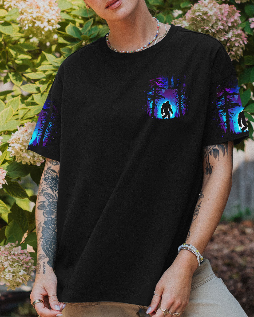 HELLO DARKNESS MY OLD FRIEND BIGFOOT ALL OVER PRINT - TLTW0711254