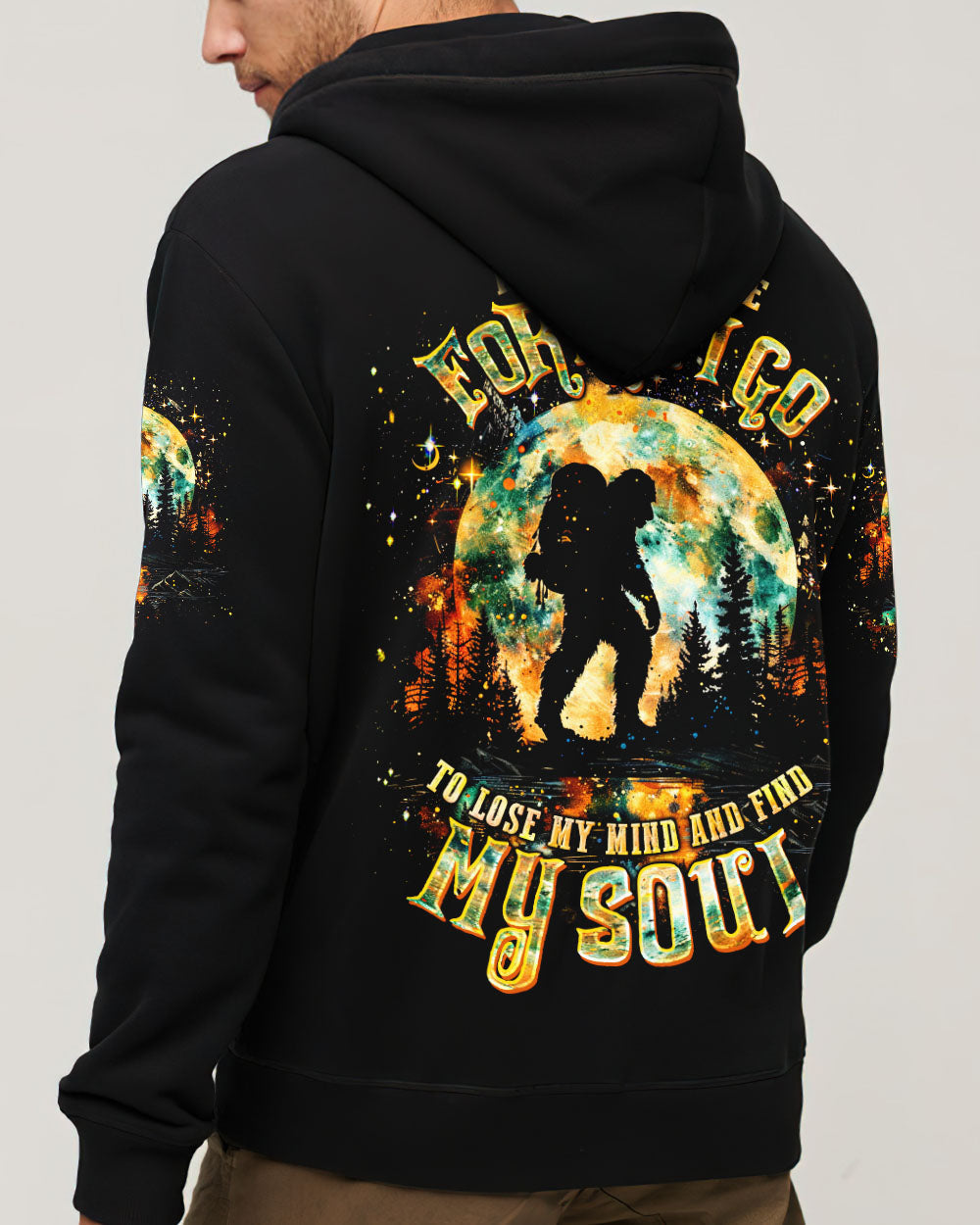 AND INTO THE FOREST I GO BIGFOOT ALL OVER PRINT - TLTW0801254