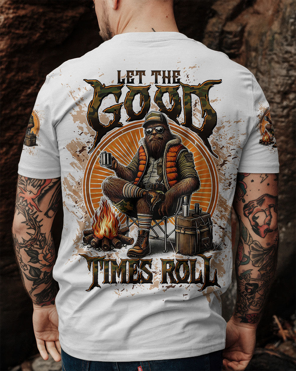 LET THE GOOD TIMES ROLL BIGFOOT ALL OVER PRINT - TLTW0909254