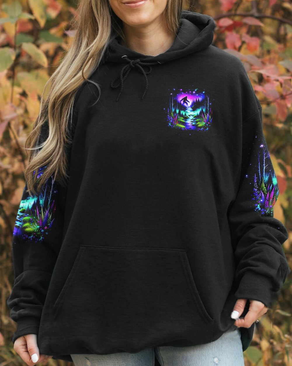 AND INTO THE FOREST I GO BIGFOOT ALL OVER PRINT  - TLTW1003253