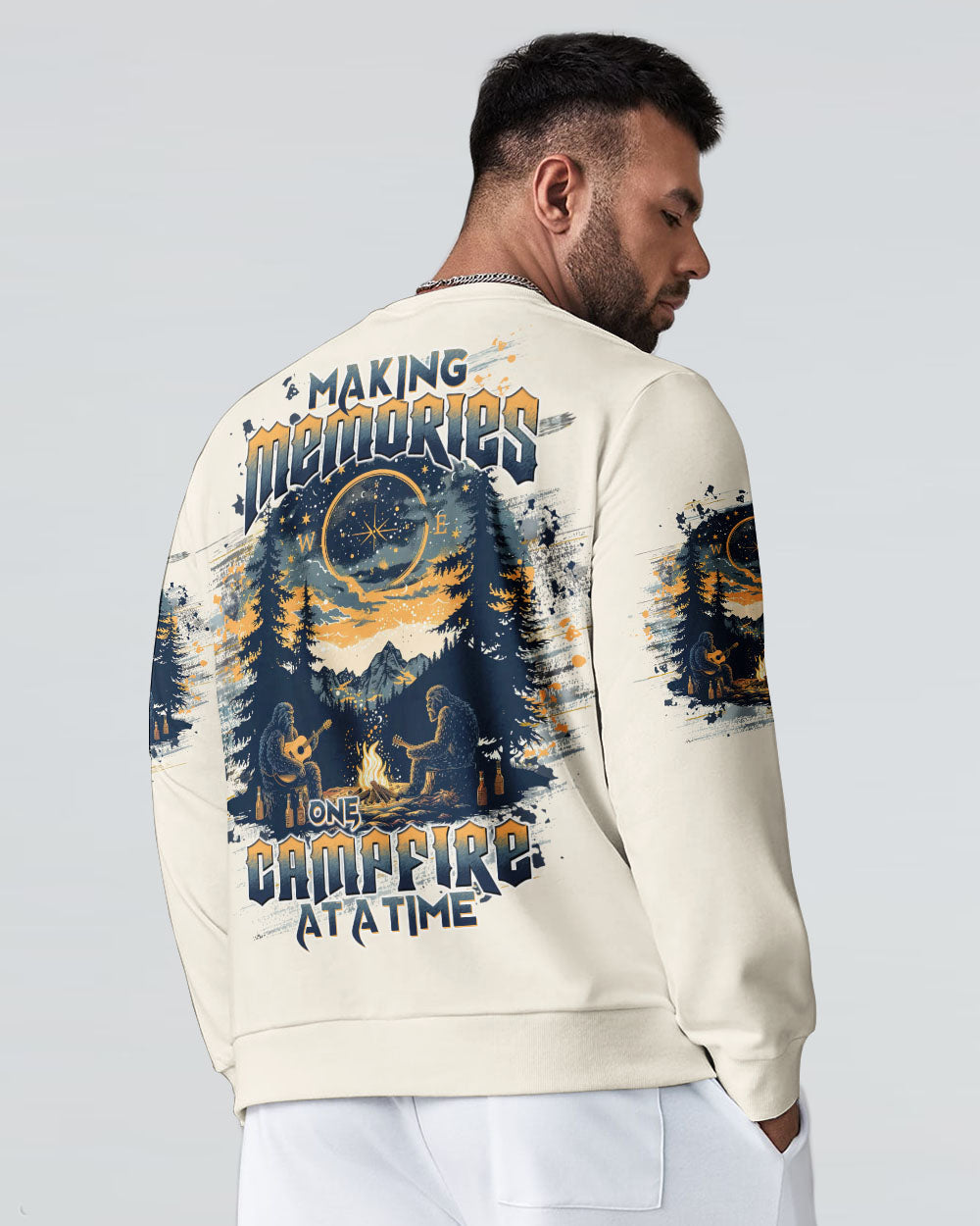 MAKING MEMORIES ONE CAMPFIRE AT A TIME BIGFOOT  ALL OVER PRINT - TLTW1012242