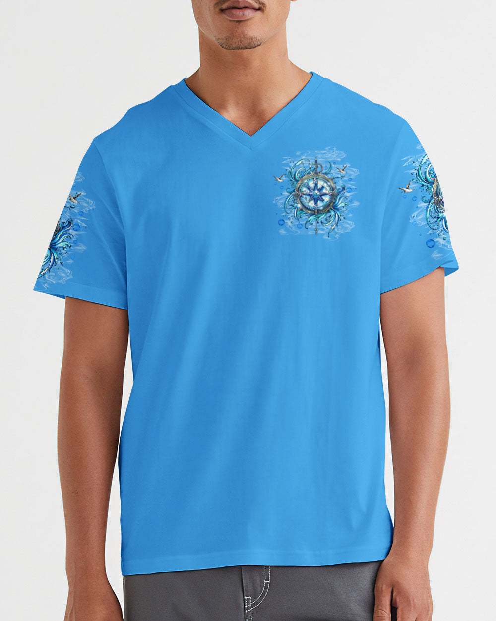 NOT ALL WHO WANDER ARE LOST COMPASS OCEAN ALL OVER PRINT - TLTW1103252