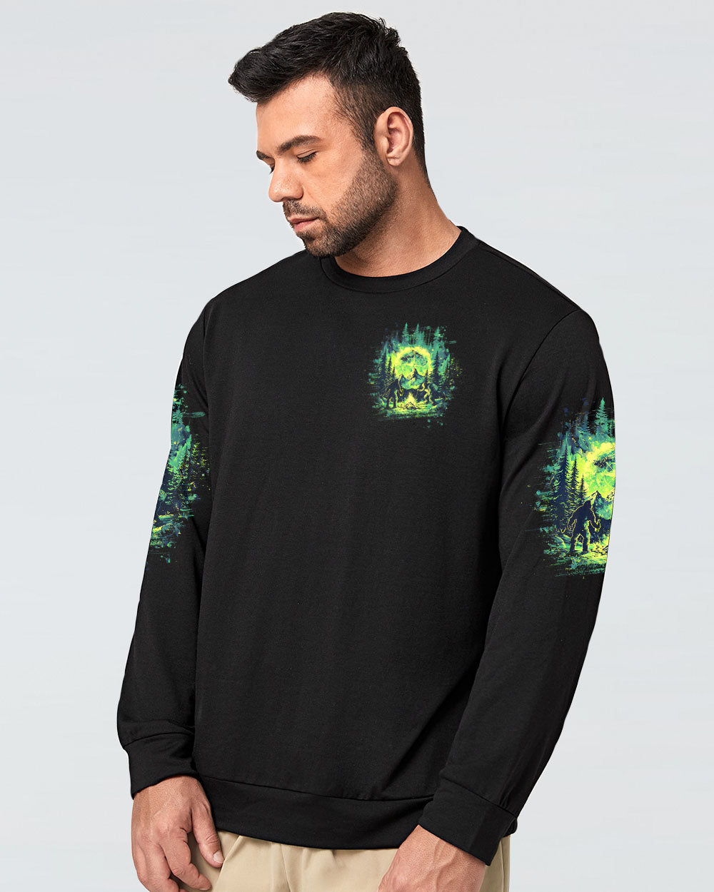 MAKING MEMORIES ONE CAMPFIRE AT A TIME BIGFOOT ALL OVER PRINT  - TLTW1203253
