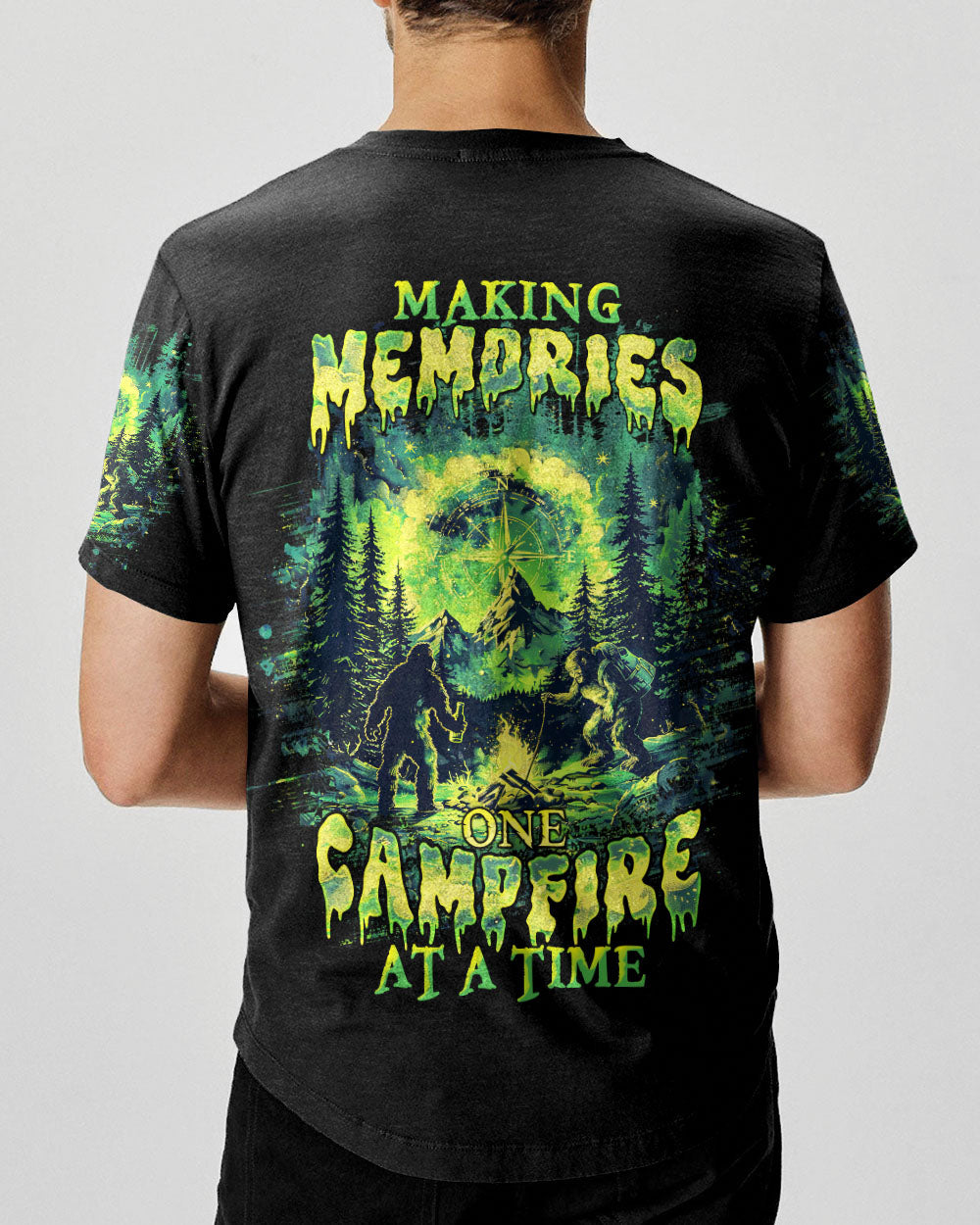 MAKING MEMORIES ONE CAMPFIRE AT A TIME BIGFOOT ALL OVER PRINT  - TLTW1203253