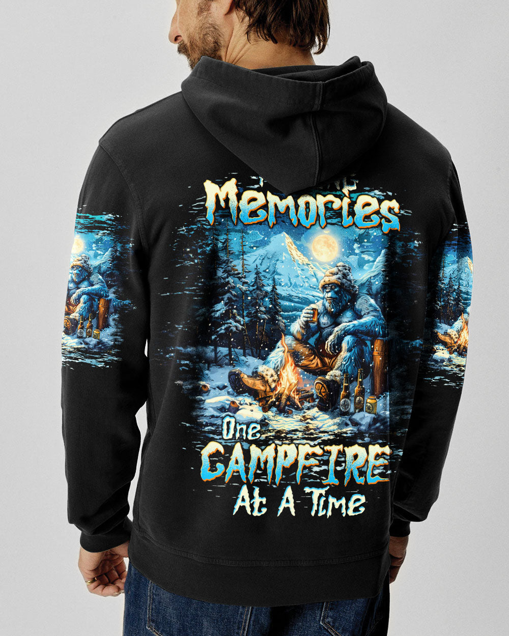 MAKING MEMORIES ONE CAMPFIRE AT A TIME BIGFOOT ALL OVER PRINT  - TLTW1210244