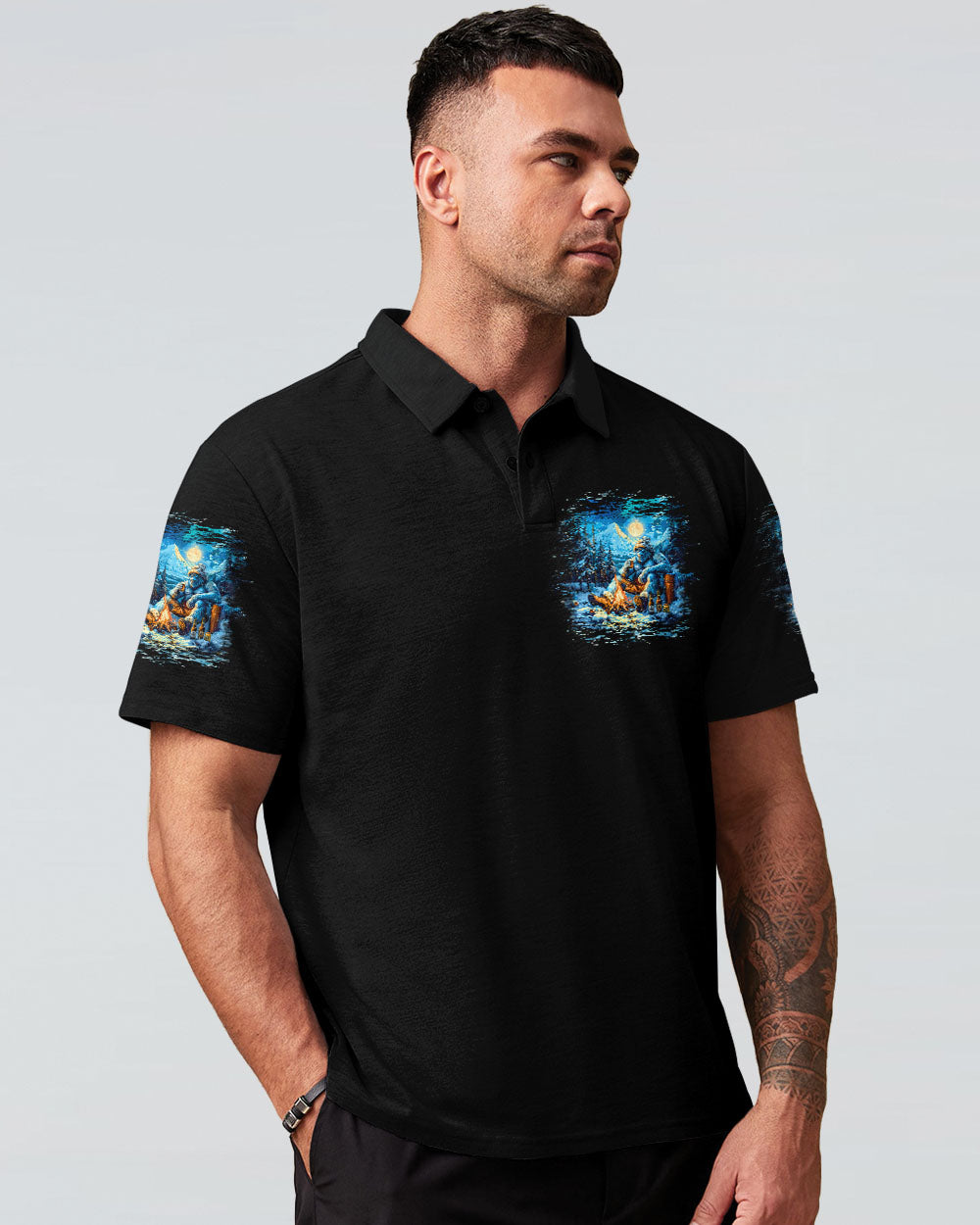 MAKING MEMORIES ONE CAMPFIRE AT A TIME BIGFOOT ALL OVER PRINT  - TLTW1210244