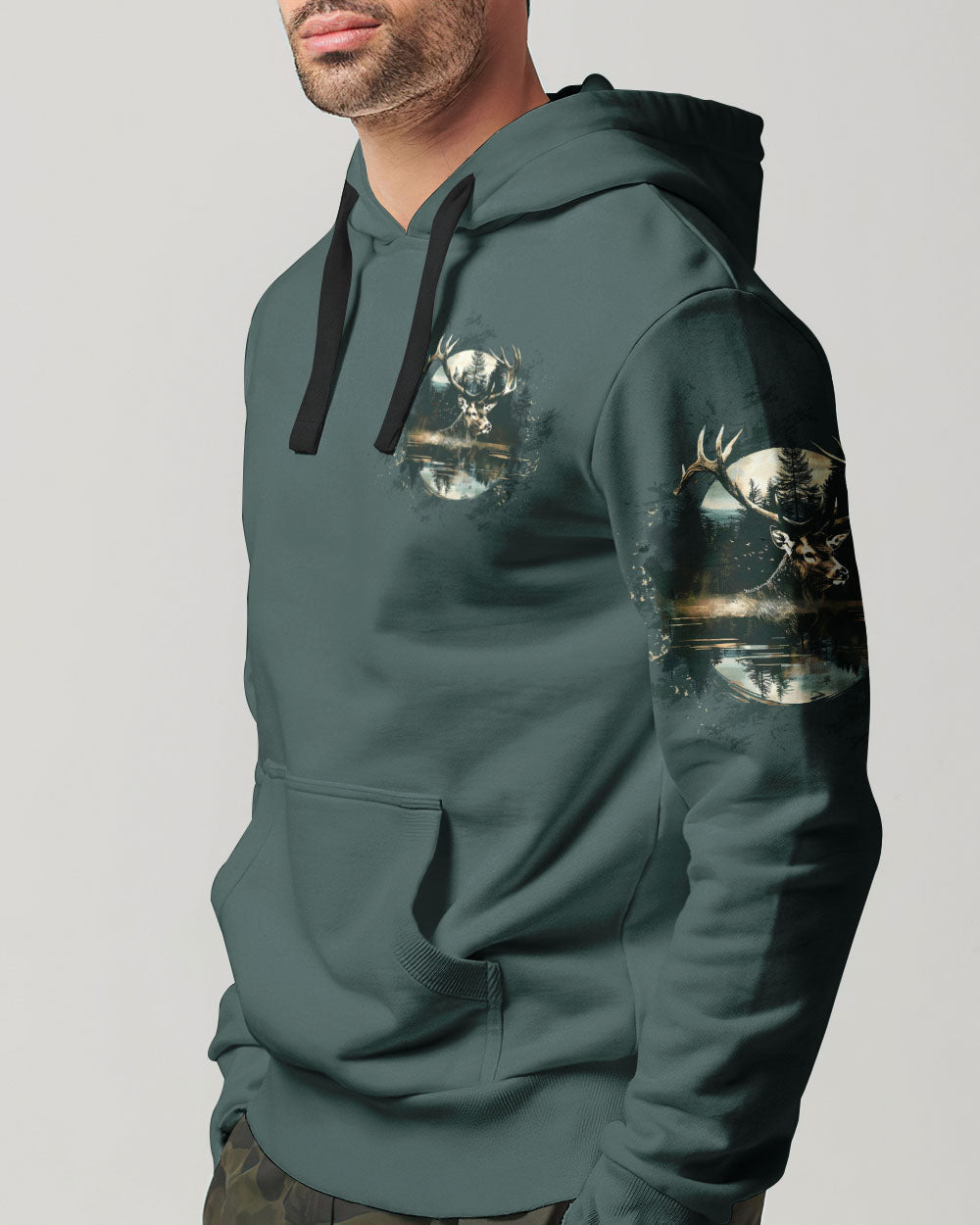 THE CLOSER I GET TO NATURE DEER HUNTING ALL OVER PRINT -  TLTW1211243