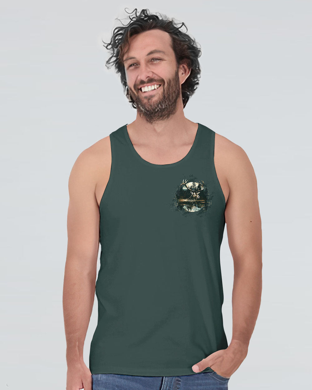  THE CLOSER I GET TO NATURE DEER HUNTING ALL OVER PRINT - TLTW1211243