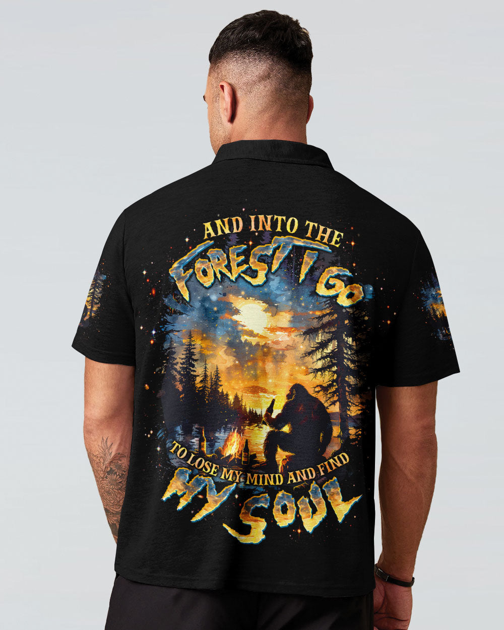 AND INTO THE FOREST I GO BIGFOOT ALL OVER PRINT  - TLTW1303253