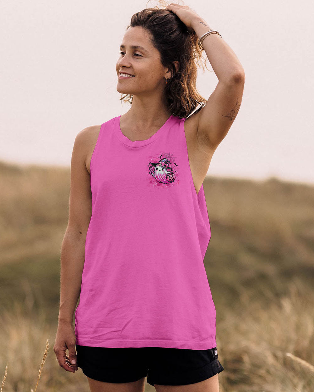 IN OCTOBER WE WEAR PINK BOO BREAST CANCER AWARENESS HALLOWEEN ALL OVER PRINT - TLTW1308251