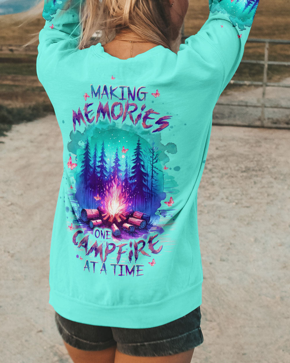 MAKING MEMORIES ONE CAMPFIRE AT A TIME ALL OVER PRINT - TLTW1505245