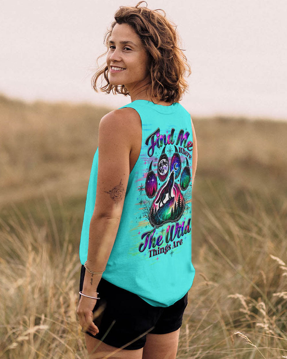 FIND ME WHERE THE WILD THINGS ARE WOLF ALL OVER PRINT   - TLTW1511245