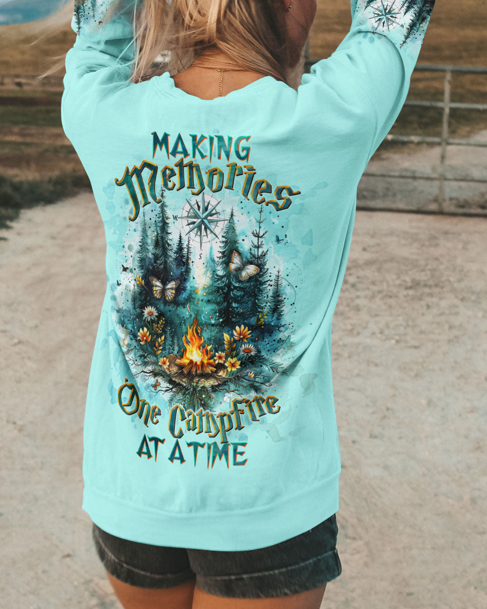 MAKING MEMORIES ONE CAMPFIRE AT A TIME ALL OVER PRINT - TLTW1704244