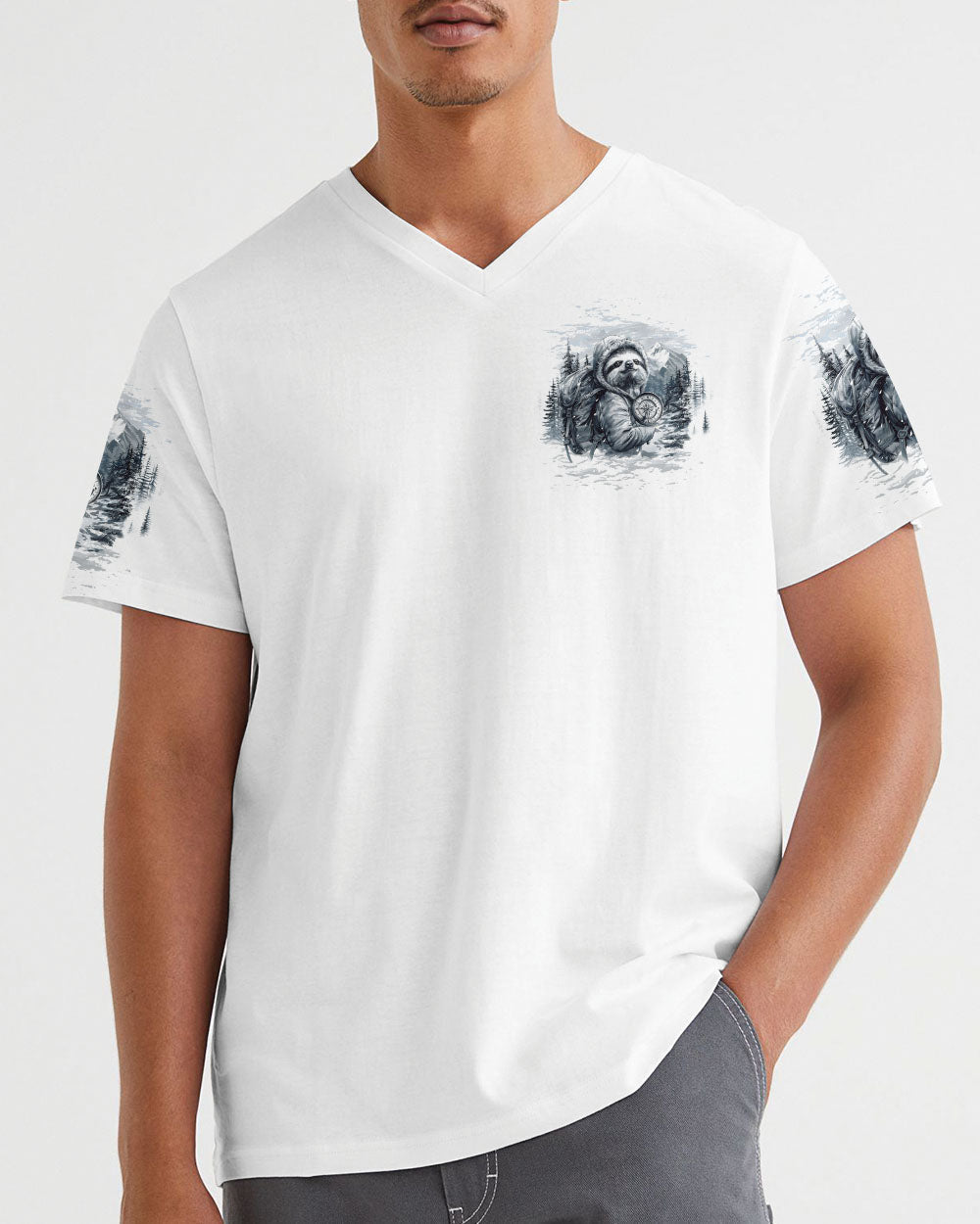 SLOTH HIKING TEAM ALL OVER PRINT  - TLTW1803253