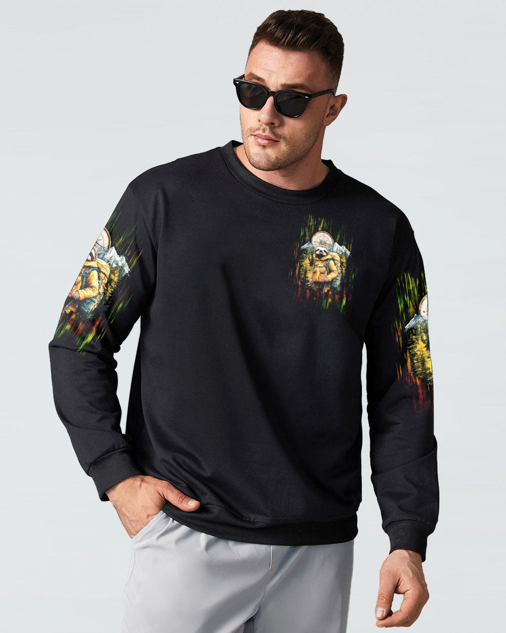 AND INTO THE FOREST I GO SLOTH ALL OVER PRINT  - TLTW1903252