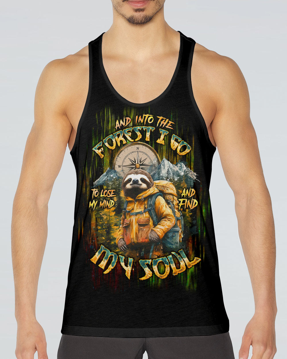 AND INTO THE FOREST I GO SLOTH ALL OVER PRINT  - TLTW1903252