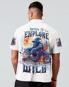 BORN TO EXPLORE DESTINED TO BE WILD BIGFOOT HALLOWEEN ALL OVER PRINT - TLTW1909244