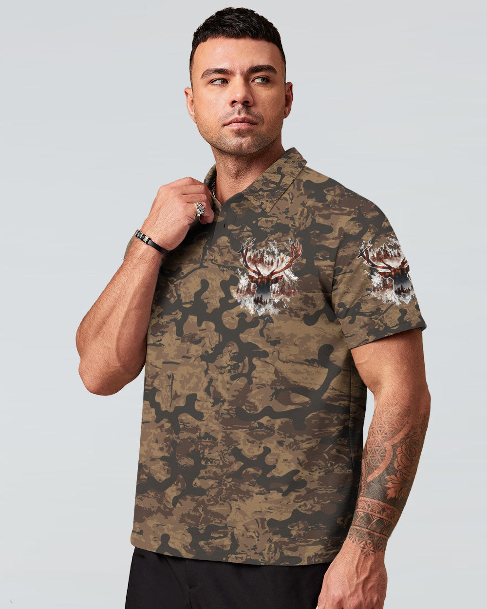 THE CLOSER I GET TO NATURE DEER HUNTING ALL OVER PRINT -  TLTW1911244