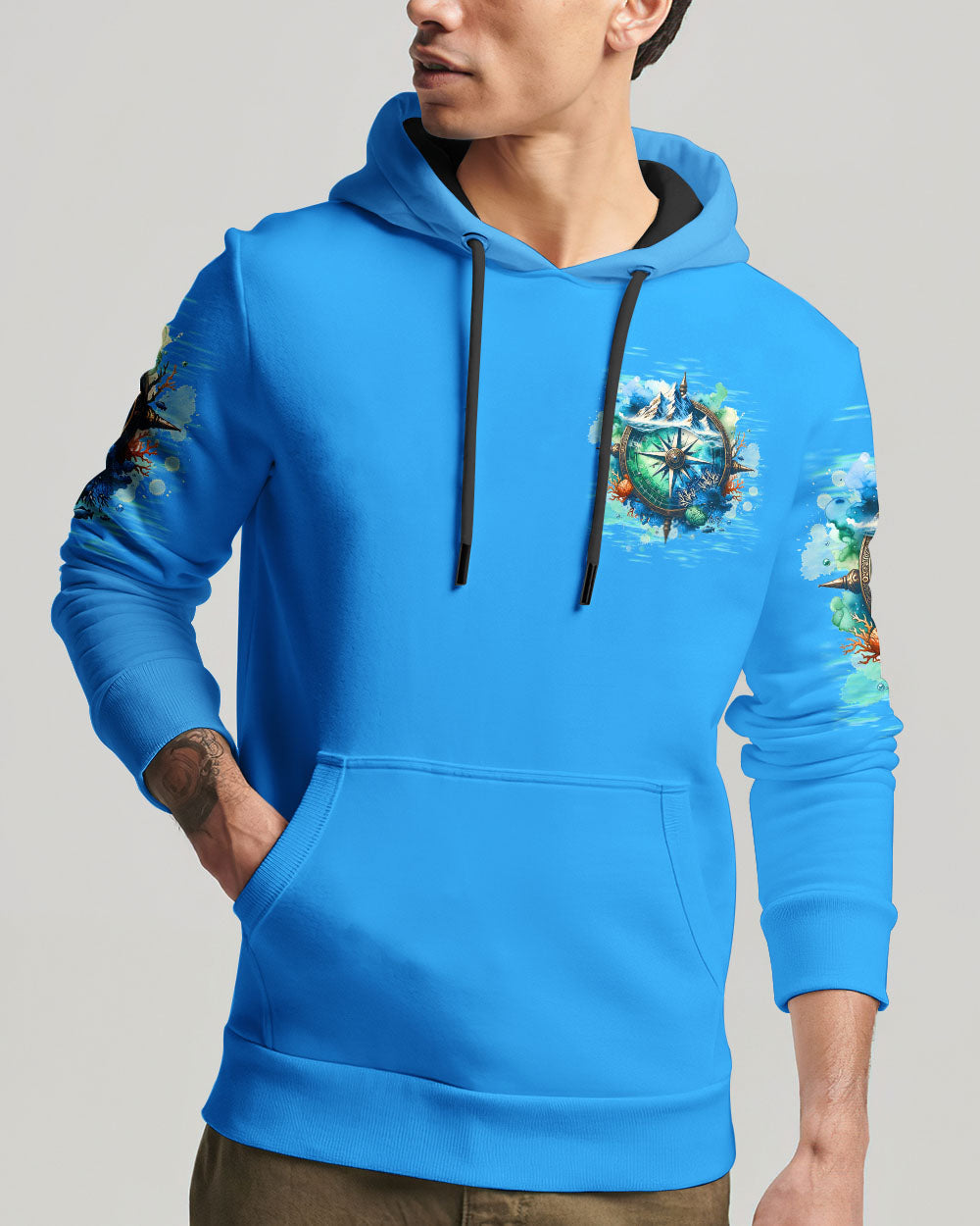 NOT ALL WHO WANDER ARE LOST COMPASS ALL OVER PRINT - TLTW2003253