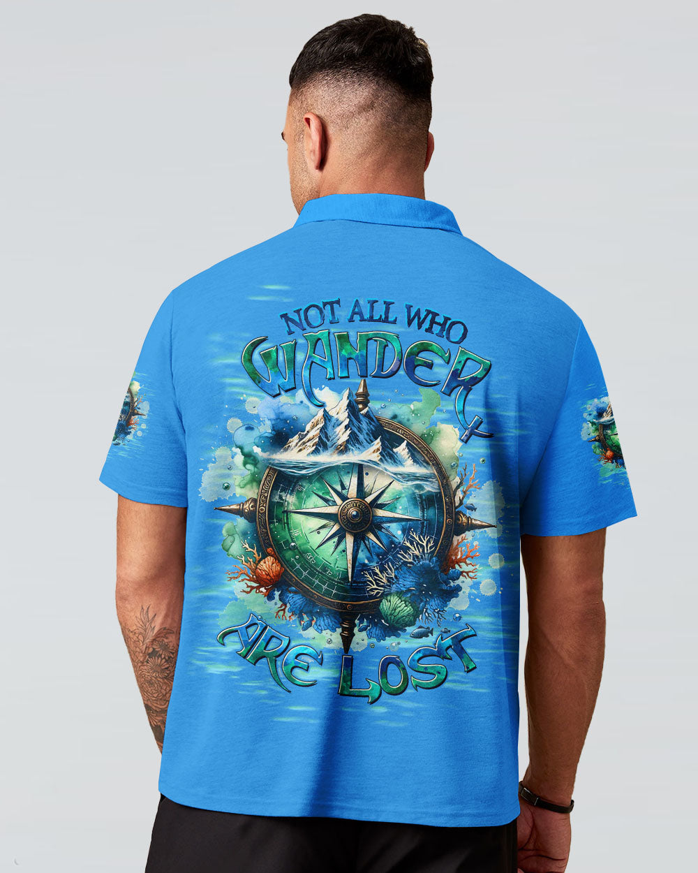NOT ALL WHO WANDER ARE LOST COMPASS ALL OVER PRINT - TLTW2003253