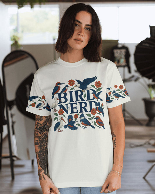 BIRD NERD ALL OVER PRINT - TLTW2005254
