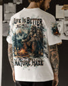 LIFE IS BETTER IN THE NATURE HAZE BIGFOOT ALL OVER PRINT - TLTW2011243