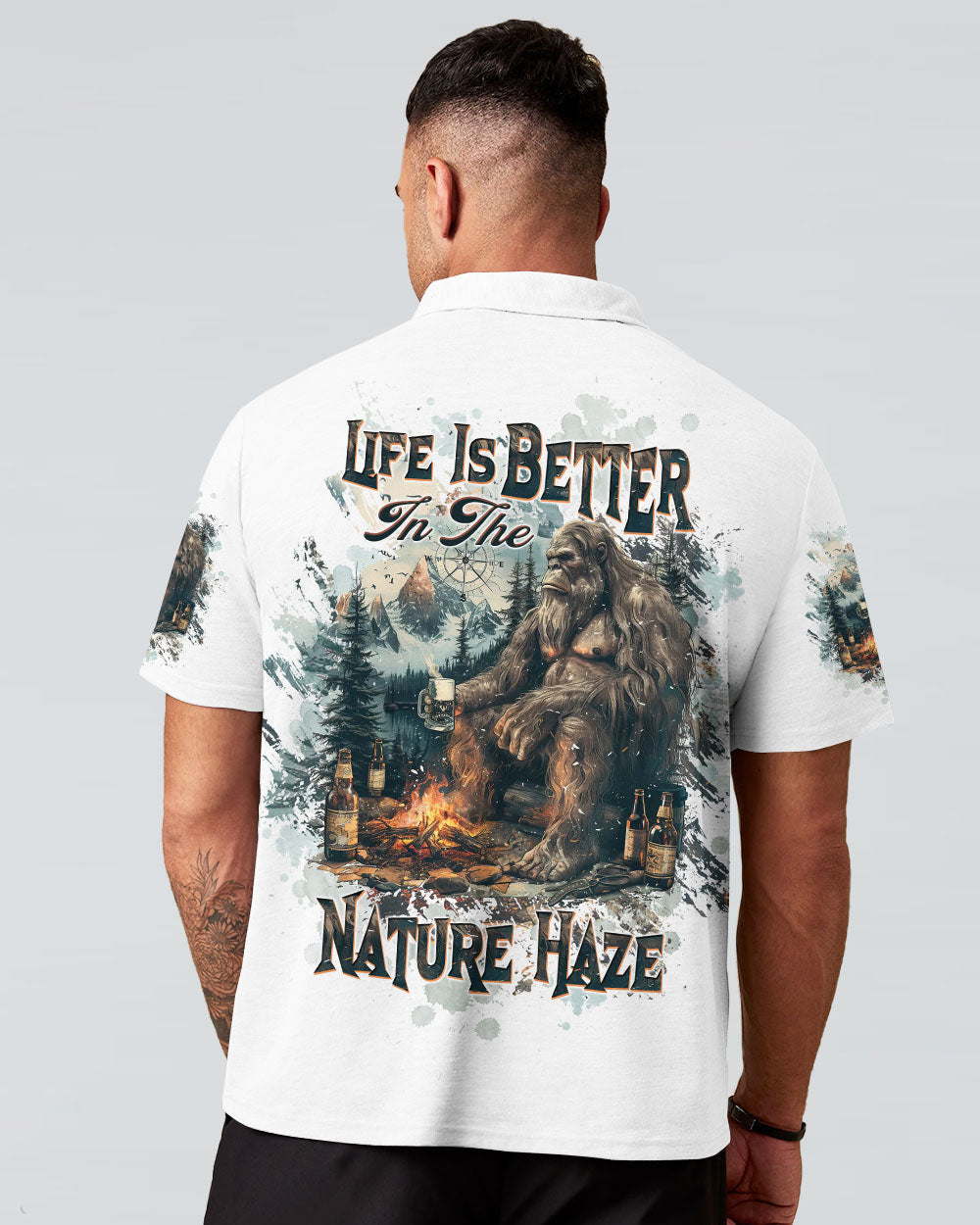 LIFE IS BETTER IN THE NATURE HAZE BIGFOOT ALL OVER PRINT - TLTW2011243