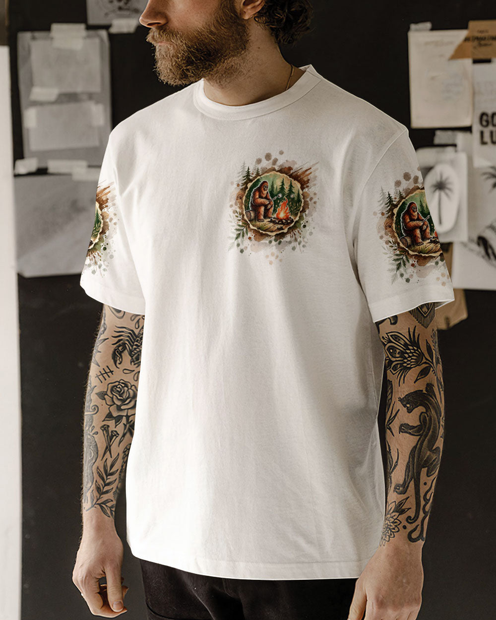 LET'S GET TOASTED BIGFOOT ALL OVER PRINT - TLTW2211244