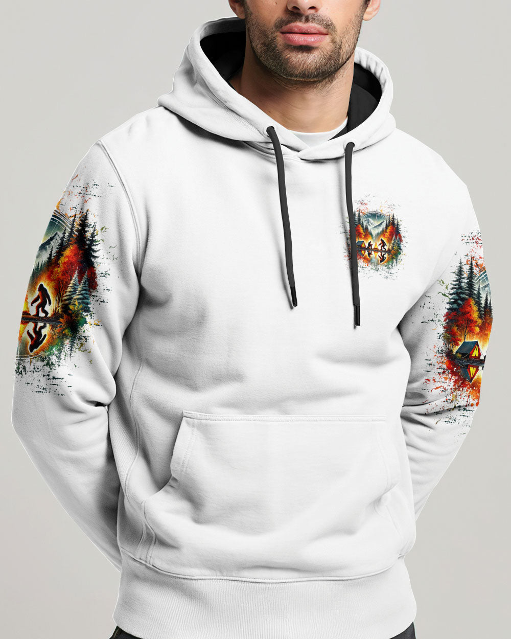 MAKING MEMORIES ONE CAMPFIRE AT A TIME BIGFOOT ALL OVER PRINT  - TLTW2301253