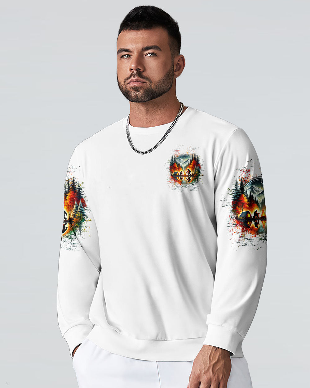 MAKING MEMORIES ONE CAMPFIRE AT A TIME BIGFOOT ALL OVER PRINT  - TLTW2301253