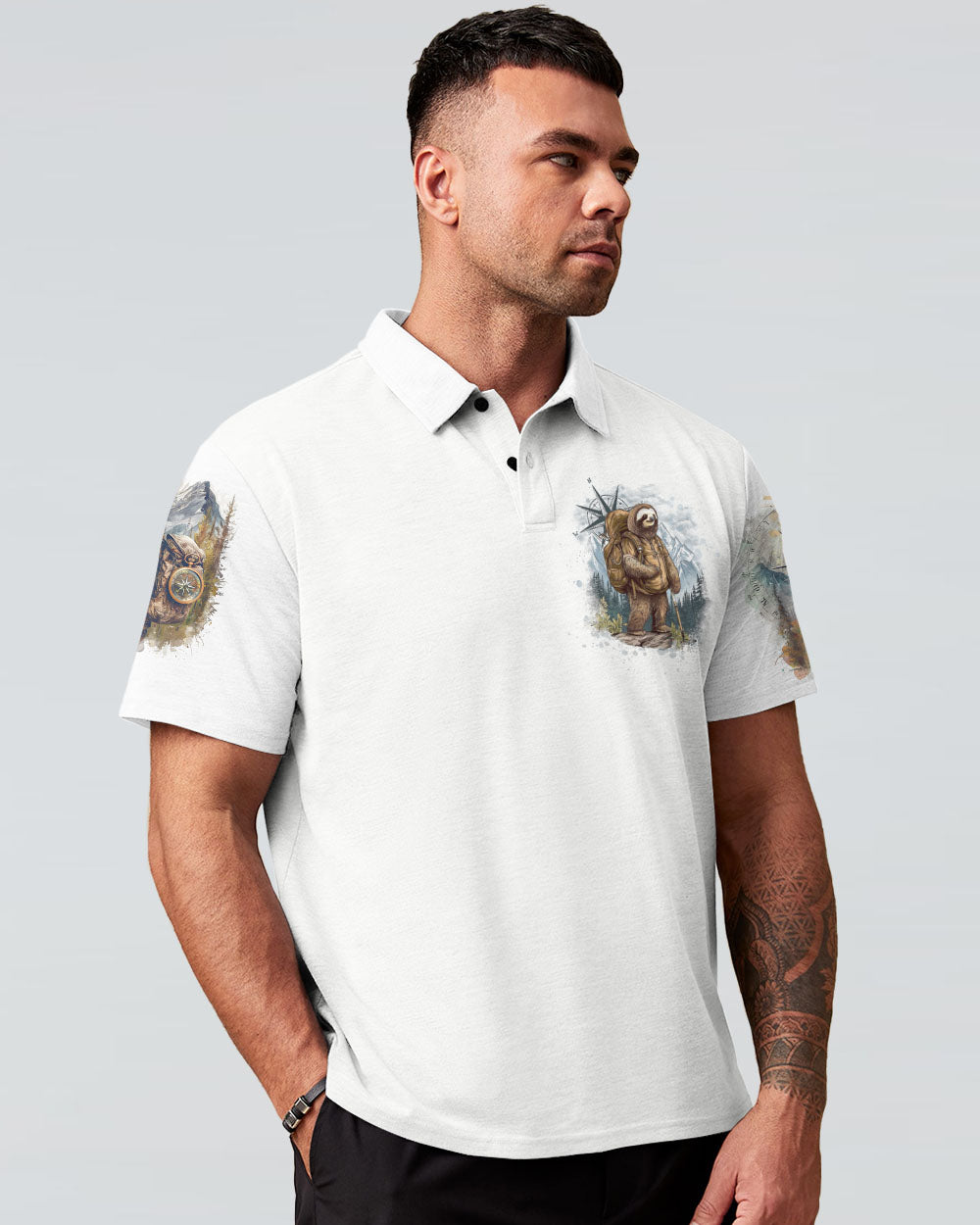 THE CLOSER I GET TO NATURE SLOTH ALL OVER PRINT - TLTW2307242