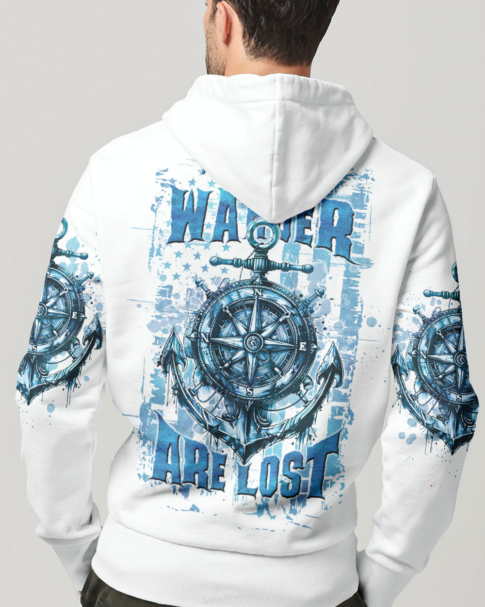 NOT ALL WHO WANDER ARE LOST ANCHOR COMPASS ALL OVER PRINT - TLTW2407243