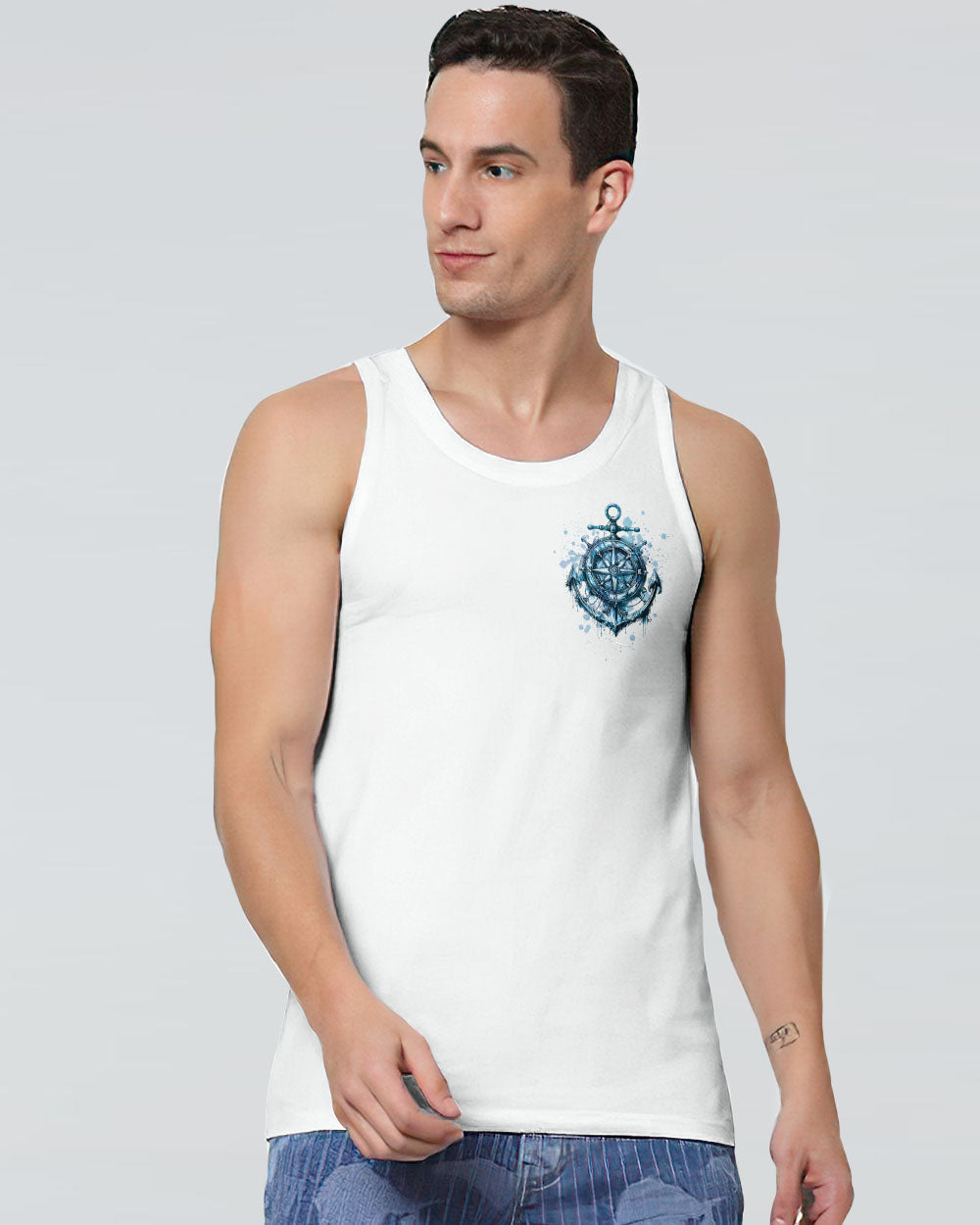 NOT ALL WHO WANDER ARE LOST ANCHOR COMPASS ALL OVER PRINT - TLTW2407243