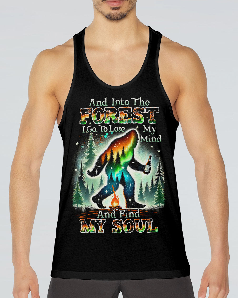 AND INTO THE FOREST I GO BIGFOOT ALL OVER PRINT - TLTW2611243