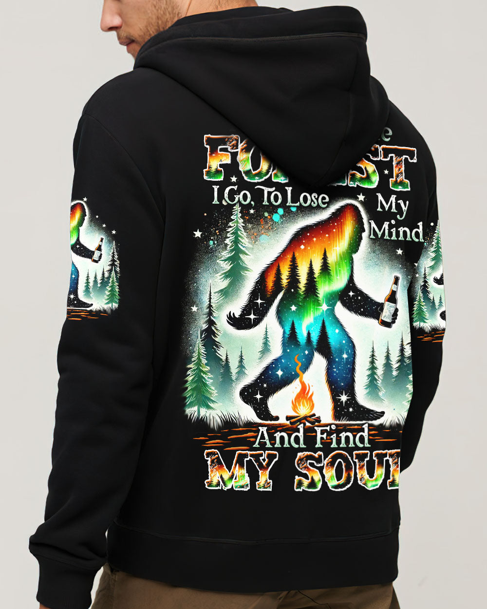 AND INTO THE FOREST I GO BIGFOOT ALL OVER PRINT - TLTW2611243