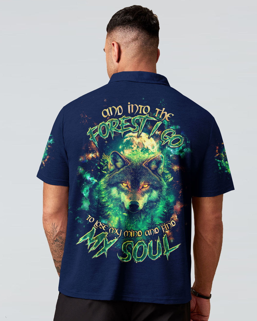 AND INTO THE FOREST I GO WOLF ALL OVER PRINT  - TLTW2703253