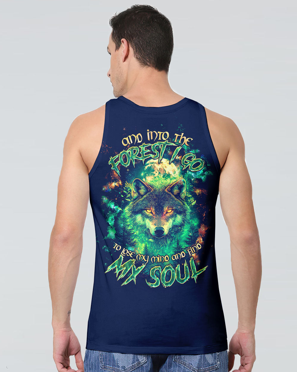 AND INTO THE FOREST I GO WOLF ALL OVER PRINT  - TLTW2703253