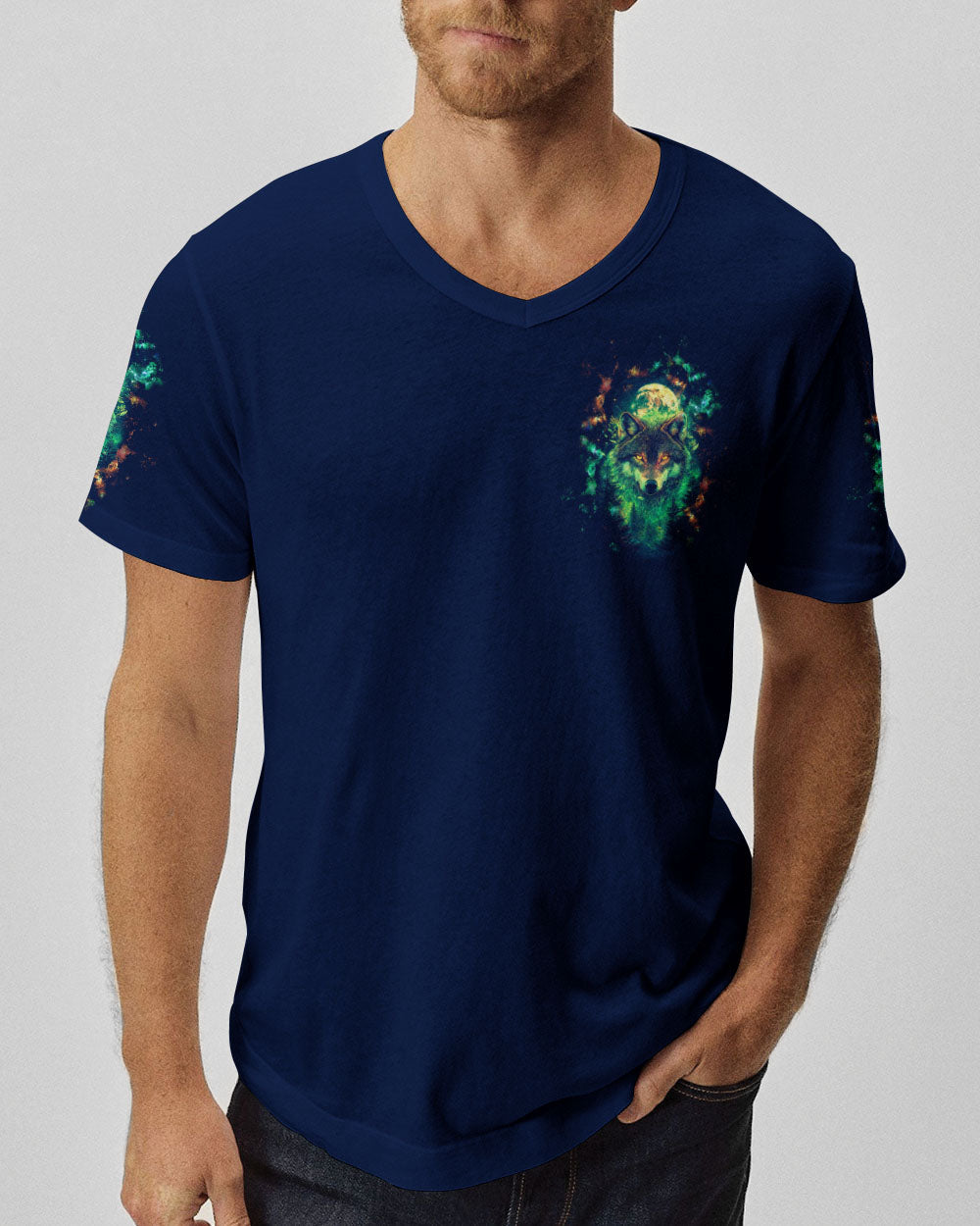 AND INTO THE FOREST I GO WOLF ALL OVER PRINT  - TLTW2703253