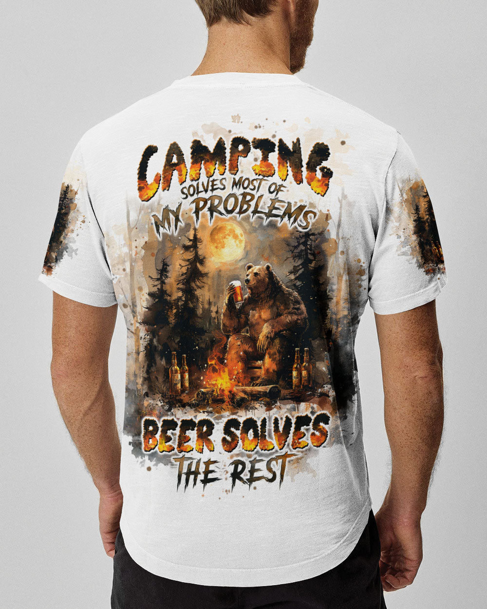 BEER SOLVES THE REST BEAR ALL OVER PRINT - TLTW2708243