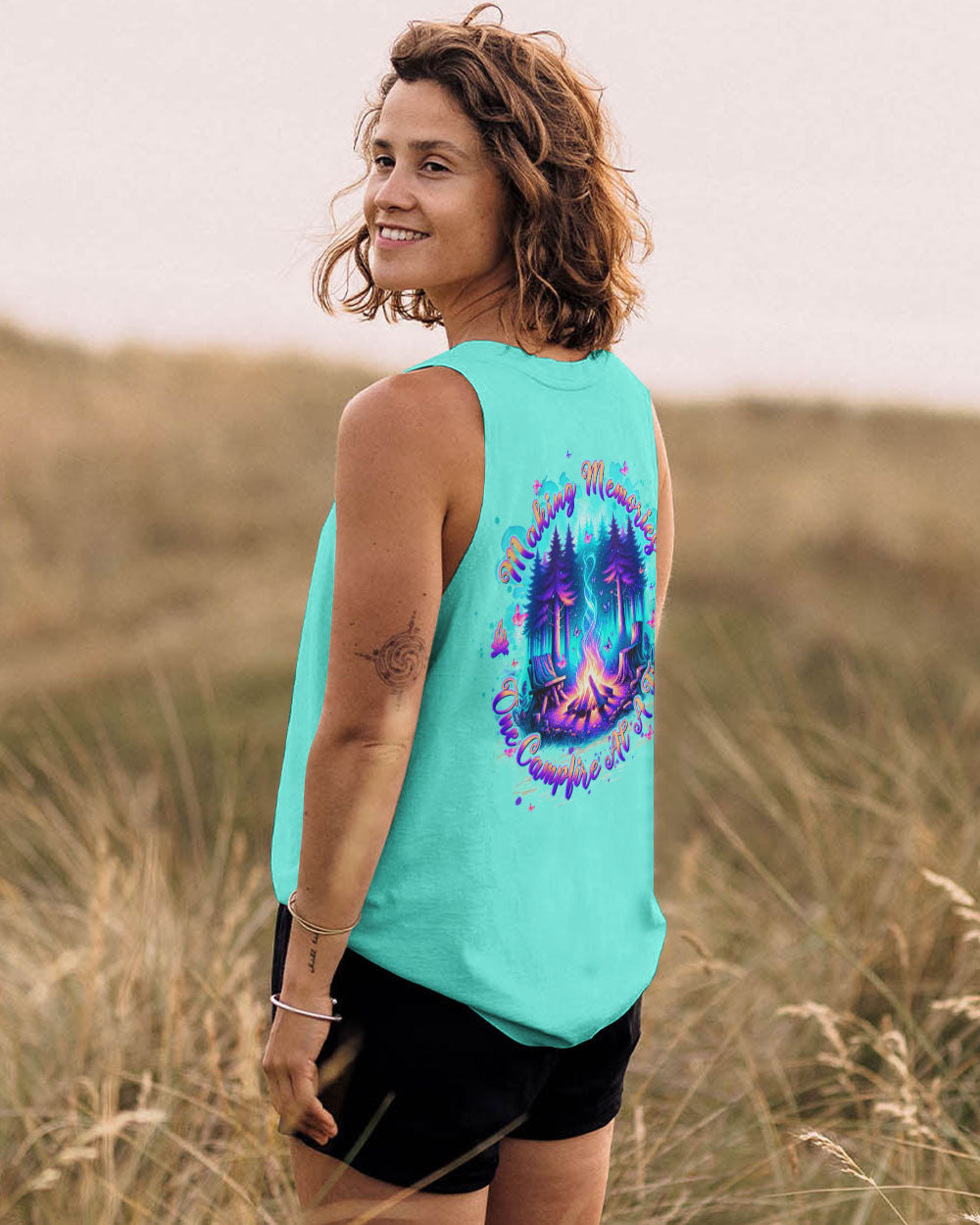 MAKING MEMORIES ONE CAMPFIRE AT A TIME FOREST ALL OVER PRINT - TLTW2805243