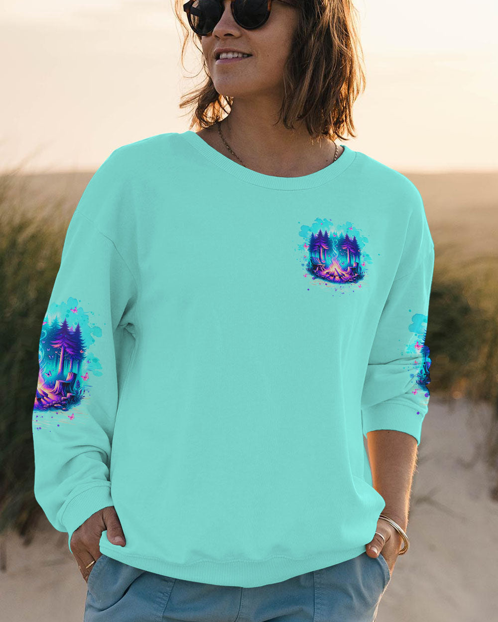 MAKING MEMORIES ONE CAMPFIRE AT A TIME FOREST ALL OVER PRINT - TLTW2805243