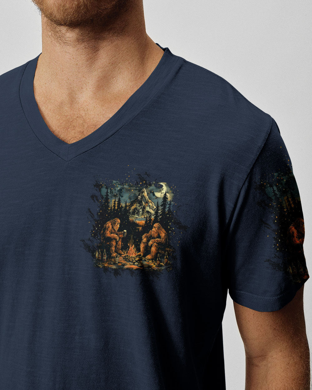 MAKING MEMORIES ONE CAMPFIRE AT A TIME BIGFOOT  ALL OVER PRINT - TLTW2911243