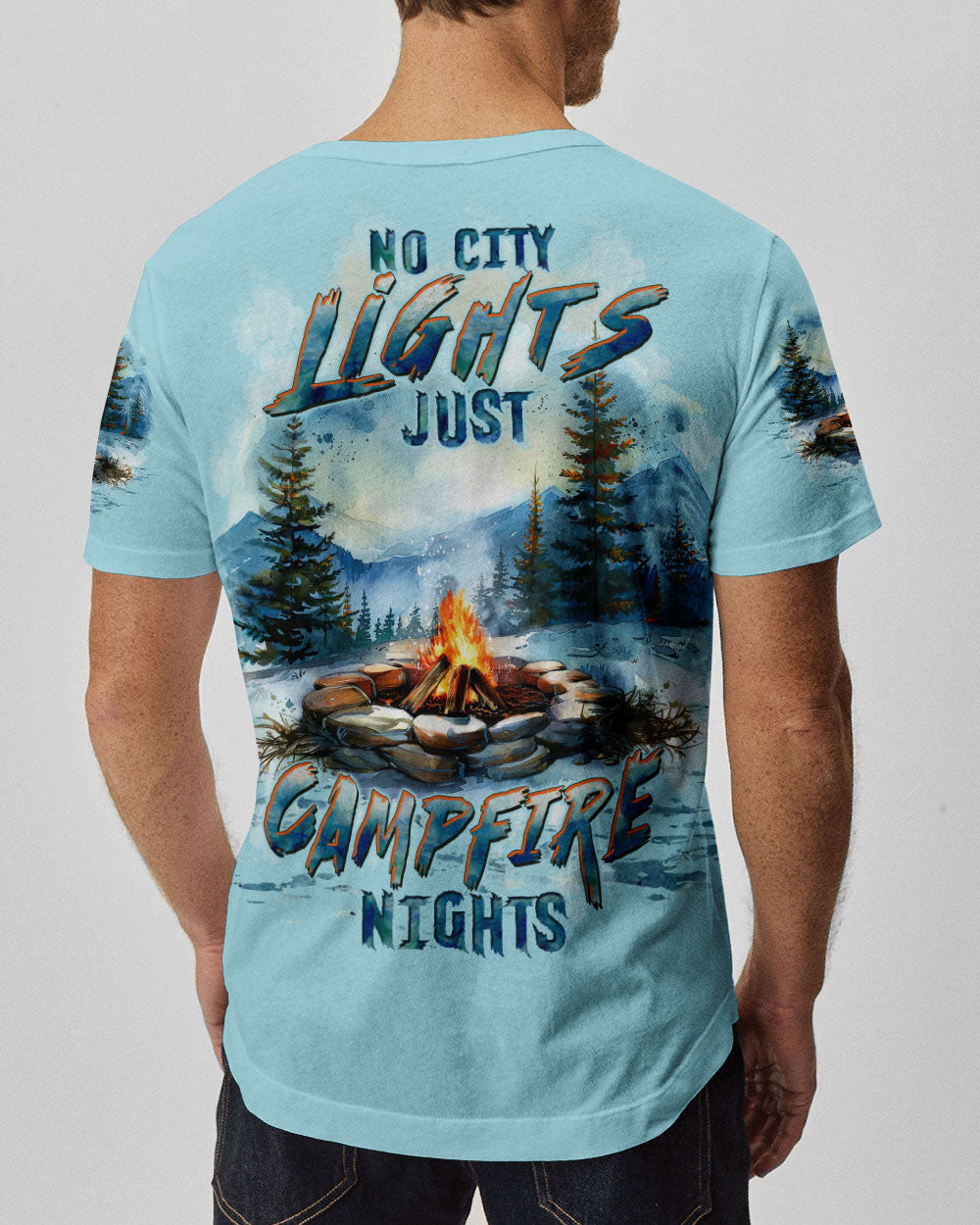 NO CITY LIGHTS JUST CAMPFIRE NIGHTS ALL OVER PRINT - TLTW3009244