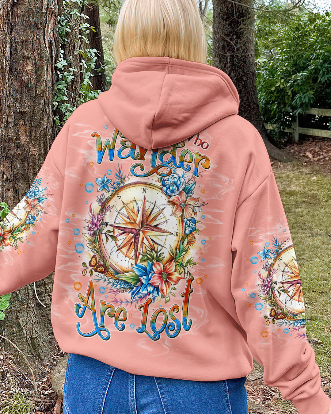 NOT ALL WHO WANDER ARE LOST COMPASS ALL OVER PRINT - TLTW3103255