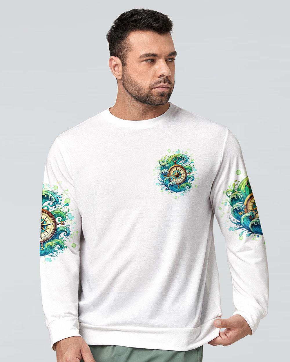 NOT ALL WHO WANDER ARE LOST COMPASS ALL OVER PRINT - TLTW3107243